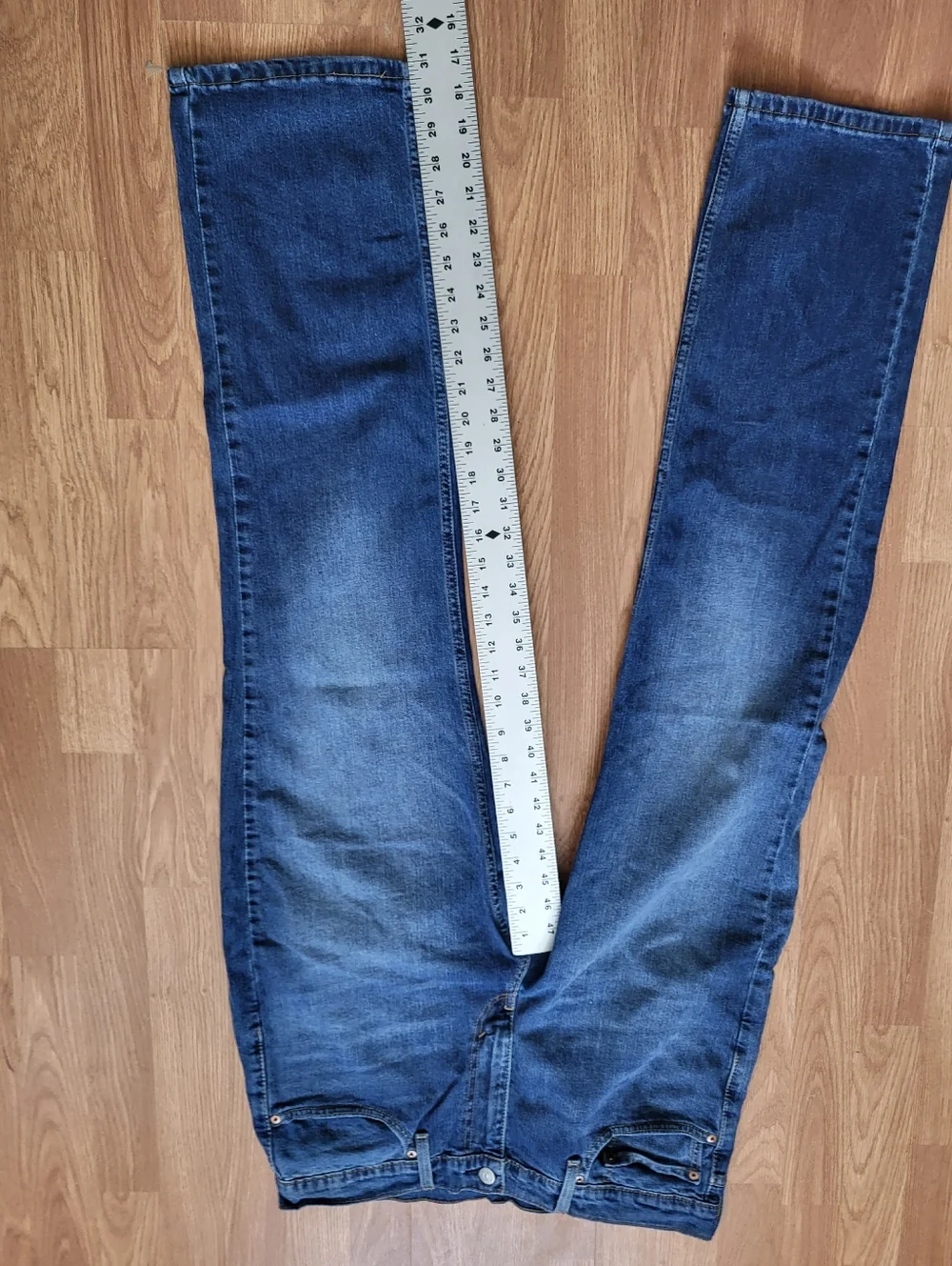 Levi's 514 Men's Dark Blue Straight-Leg Jeans 36x32 - Picture 5 of 6